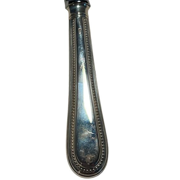 Carrs Sheffield beads sterling silver cake knife with stainless blade - Picture 8 of 10